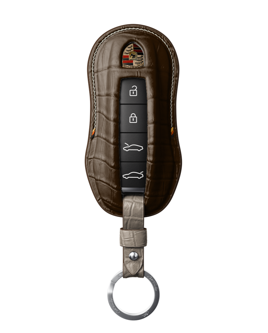 BESPOKE ETK CROCODILE KEY COVER FOR PORSCHE - CRAFTED TO ORDER
