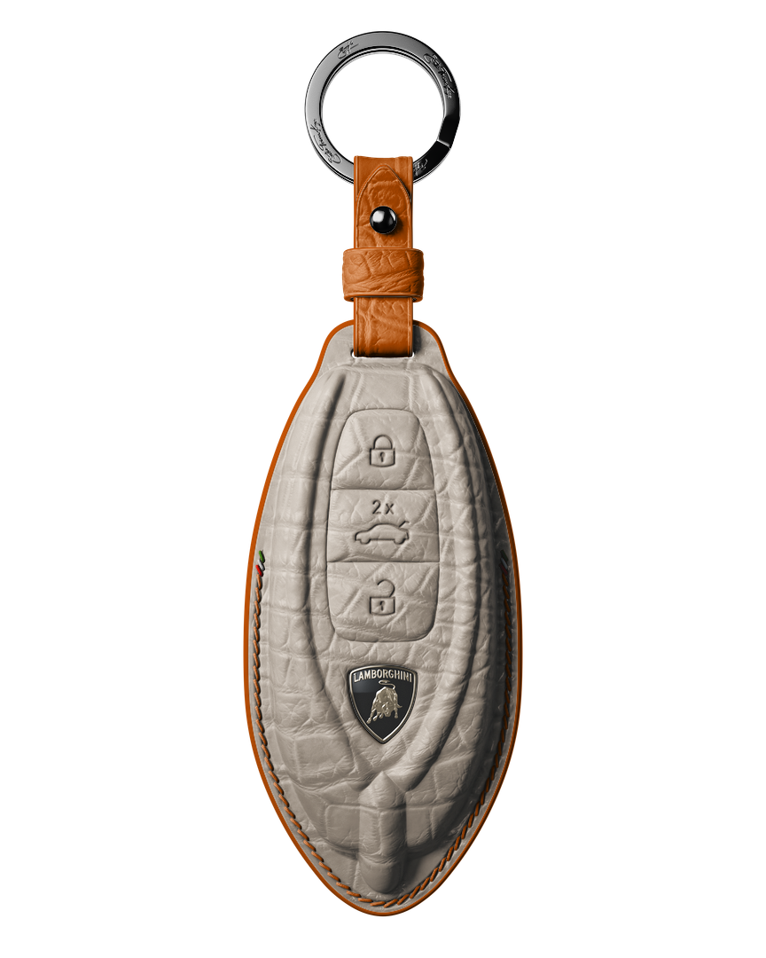 BESPOKE ETK CROCODILE KEY COVER FOR LAMBORGHINI - CRAFTED TO ORDER