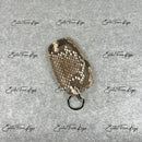 IN STOCK: NATURAL SNAKESKIN WITH GREY DETAILS KEY COVER FOR SHELBY