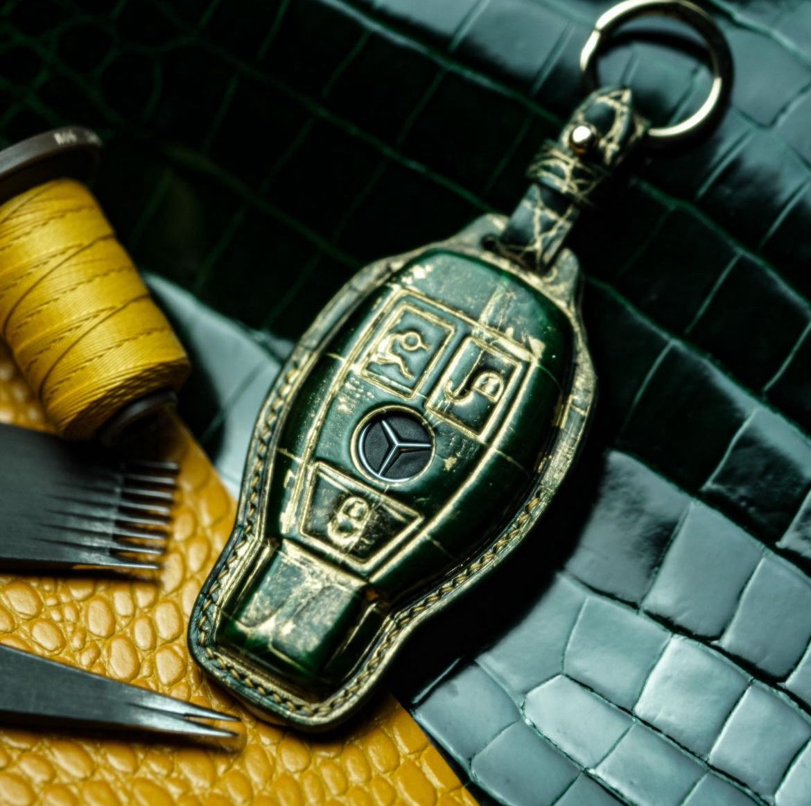 梅賽德斯鑰匙圈保護套 4 型 - 客製化您的