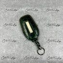 IN STOCK: DARK GREEN CROCODILE WITH CARAMEL DETAILS KEY COVER FOR FERRARI