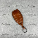 IN STOCK: CARAMEL CROCODILE WITH BLACK DETAILS KEY COVER FOR MERCEDES