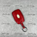 IN STOCK: GLOSSY RED CROCODILE WITH BLACK DETAILS KEY COVER FOR LAND ROVER