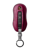 HOT PINK CROCODILE KEY COVER FOR PORSCHE - CUSTOMIZE YOURS