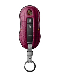 HOT PINK CROCODILE KEY COVER FOR PORSCHE - CUSTOMIZE YOURS