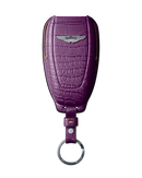 PURPLE CROCODILE KEY COVER FOR ASTON MARTIN - CUSTOMIZE YOURS