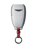 WHITE CROCODILE KEY COVER FOR ASTON MARTIN - CUSTOMIZE YOURS