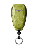 LIME GREEN CROCODILE KEY COVER FOR ASTON MARTIN - CUSTOMIZE YOURS