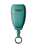 TIFFANY BLUE CROCODILE KEY COVER FOR ASTON MARTIN - CUSTOMIZE YOURS