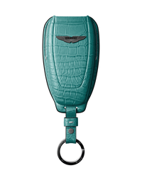 TIFFANY BLUE CROCODILE KEY COVER FOR ASTON MARTIN - CUSTOMIZE YOURS