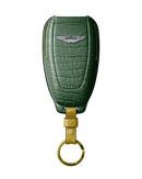 DARK GREEN CROCODILE KEY COVER FOR ASTON MARTIN - CUSTOMIZE YOURS