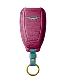 HOT PINK CROCODILE KEY COVER FOR ASTON MARTIN - CUSTOMIZE YOURS