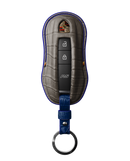 GREY CROCODILE KEY COVER FOR PORSCHE - CUSTOMIZE YOURS