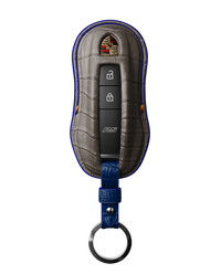 GREY CROCODILE KEY COVER FOR PORSCHE - CUSTOMIZE YOURS