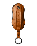 ORANGE CROCODILE KEY COVER FOR PORSCHE - CUSTOMIZE YOURS