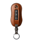 TAN ORANGE CROCODILE KEY COVER FOR PORSCHE - CUSTOMIZE YOURS