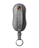 PEARL WHITE CROCODILE KEY COVER FOR PORSCHE - CUSTOMIZE YOURS