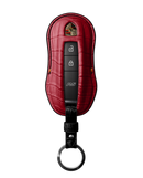 RED CROCODILE KEY COVER FOR PORSCHE - CUSTOMIZE YOURS