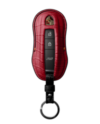 RED CROCODILE KEY COVER FOR PORSCHE - CUSTOMIZE YOURS