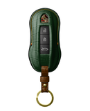 DARK GREEN CROCODILE KEY COVER FOR PORSCHE - CUSTOMIZE YOURS