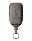 GREY CROCODILE KEY COVER FOR ROLLS ROYCE - CUSTOMIZE YOURS