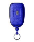ELECTRIC BLUE CROCODILE KEY COVER FOR ROLLS ROYCE - CUSTOMIZE YOURS