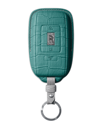 TIFFANY BLUE CROCODILE KEY COVER FOR ROLLS ROYCE - CUSTOMIZE YOURS