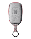WHITE CROCODILE KEY COVER FOR ROLLS ROYCE - CUSTOMIZE YOURS