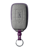 PEARL WHITE CROCODILE KEY COVER FOR ROLLS ROYCE - CUSTOMIZE YOURS