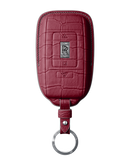 BORDEAUX CROCODILE KEY COVER FOR ROLLS ROYCE - CUSTOMIZE YOURS
