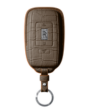 DARK BROWN CROCODILE KEY COVER FOR ROLLS ROYCE - CUSTOMIZE YOURS