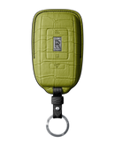 LIME GREEN CROCODILE KEY COVER FOR ROLLS ROYCE - CUSTOMIZE YOURS