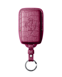 HOT PINK CROCODILE KEY COVER FOR FERRARI - CUSTOMIZE YOURS