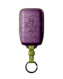 PURPLE CROCODILE KEY COVER FOR FERRARI - CUSTOMIZE YOURS
