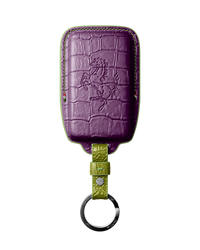 PURPLE CROCODILE KEY COVER FOR FERRARI - CUSTOMIZE YOURS