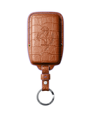 TAN ORANGE CROCODILE KEY COVER FOR FERRARI - CUSTOMIZE YOURS