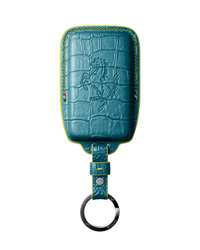 TURQUOISE CROCODILE KEY COVER FOR FERRARI - CUSTOMIZE YOURS