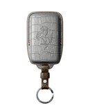 PEARL WHITE CROCODILE KEY COVER FOR FERRARI - CUSTOMIZE YOURS