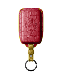 RED CROCODILE KEY COVER FOR FERRARI - CUSTOMIZE YOURS