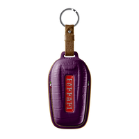 PURPLE CROCODILE KEY COVER FOR FERRARI - CUSTOMIZE YOURS