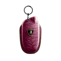 HOT PINK CROCODILE KEY COVER FOR LAMBORGHINI - CUSTOMIZE YOURS