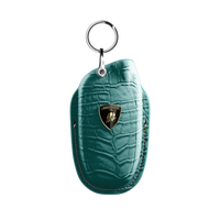 TIFFANY BLUE CROCODILE KEY COVER FOR LAMBORGHINI - CUSTOMIZE YOURS