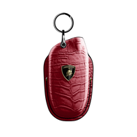 RED CROCODILE KEY COVER FOR LAMBORGHINI - CUSTOMIZE YOURS