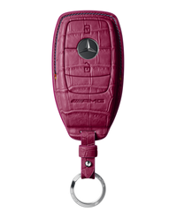 HOT PINK CROCODILE KEY COVER FOR MERCEDES - CUSTOMIZE YOURS