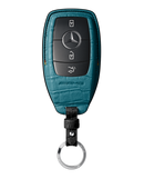 TURQUOISE CROCODILE KEY COVER FOR MERCEDES - CUSTOMIZE YOURS
