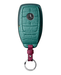 TIFFANY BLUE CROCODILE KEY COVER FOR MERCEDES - CUSTOMIZE YOURS