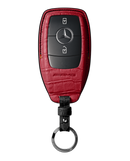 RED CROCODILE KEY COVER FOR MERCEDES - CUSTOMIZE YOURS