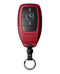 RED CROCODILE KEY COVER FOR MERCEDES - CUSTOMIZE YOURS