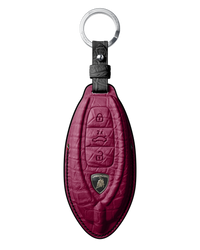 HOT PINK CROCODILE KEY COVER FOR LAMBORGHINI - CUSTOMIZE YOURS