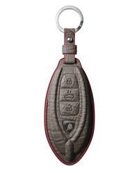 GREY CROCODILE KEY COVER FOR LAMBORGHINI - CUSTOMIZE YOURS